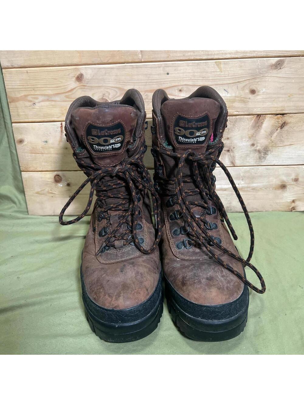 LaCrosse Womens Hiking Trail Boots Size 8.5 Brown Leather Durable Outdoor 5670W - Picture 2 of 7
